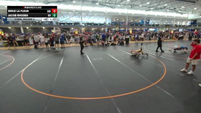 120 lbs Cons. Round 2 - Brice La Fleur, Unattached vs Jacob Rhodes, Wrestling University