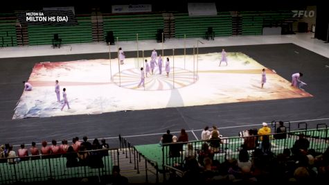 Milton HS (GA) "Milton GA" at 2026 WGI Guard Buford Regional+