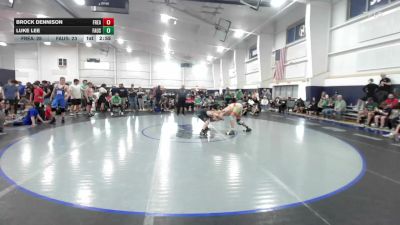 160 lbs Round Robin 1 - Brock Dennison, Freakztyle White - HS vs Luke Lee, Faust Wrestling Club - HS