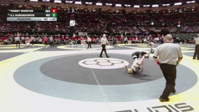 126 lbs Quarters - A.J. Dubendorfer, Whitmer vs Tommy Wurster, Dub. Coffman