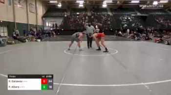 195 lbs Final - Riley Gallaway, Amherst High School vs Peyton Albers, York High School