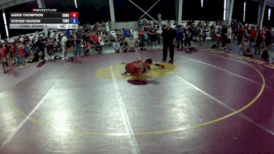 126 lbs Cons. Round 3 - Aiden Thompson, Bad Karma Wrestling Club vs Steven Vaughn, Team Donahoe Wrestling Club