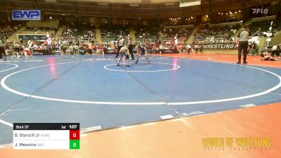 70 lbs Round Of 16 - Bryan Stancill Jr, Higher Calling Wrestling Club vs James Messina, Ruthless WC