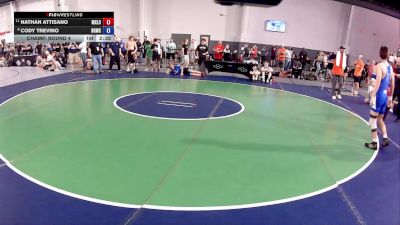 138 lbs Champ. Round 4 - Nathan Attisano, MVKWA Xenia Legacy Christian Wrestling Club vs Cody Trevino, Big Game Wrestling Club