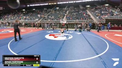 77 lbs 3rd Place Match - Ripken Mortimore, Douglas Wrestling Club vs Grayson Marcotte, Casper Wrestling Club