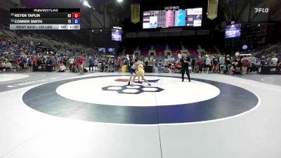 100 lbs Cons. Rd Of 16 - Keyen Taplin, KS vs Conner Smith, TX
