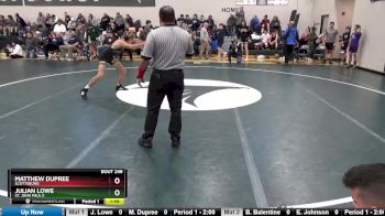 132 lbs Semifinal - Julian Lowe, St. John Paul II vs Matthew Dupree, Scottsboro