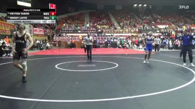 157 lbs Cons. Round 1 - Brody Latto, Paola Hs vs Peyton Tabor, Winfield