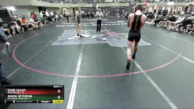 160 lbs Quarterfinals (8 Team) - Zane Hulet, Washington vs Simon Seymour, Caledonia-Houston