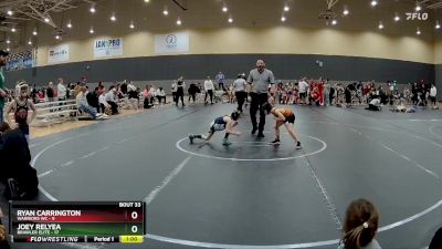 60 lbs Round 7 (10 Team) - Ryan Carrington, Warriors WC vs Joey Relyea, Brawler Elite