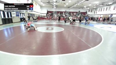 144 lbs Quarterfinal - Cael Dutton, Elite Wrestling vs Dmytro Bohdan, The Mat Club