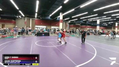 285 lbs Cons. Round 3 - Aden Y Sheikh, Texas vs David Huntsman, NB Elite Wrestling Club