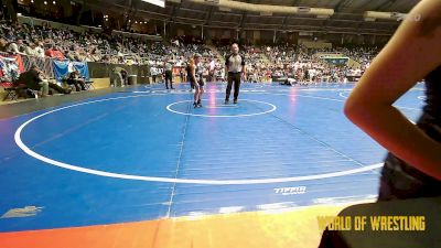 80 lbs Round Of 16 - Remington Warner, Triumph Wrestling Club vs Dakota Harris, Bartlesville Wrestling Club