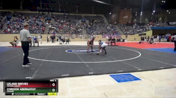 132 lbs Semifinal - Cordion Abernathy, Conner vs Leland Reeves, Taylor County