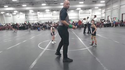 48 lbs Round 4 (6 Team) - Carson Godfrey, Neighborhood Wrestling vs Justus Chapman, 84 Athletes