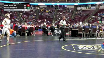 139 lbs Consi 4 - Owen McMullen, Bishop McCort vs Tanner Hamilton, Grove City