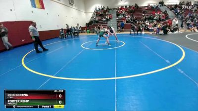 132 lbs Quarterfinal - Reed Deming, Cody vs Porter Kemp, Pinedale