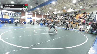 165 lbs Quarterfinal - Joshua Silva, Mayfair vs Lewis Goff, Newport Harbor