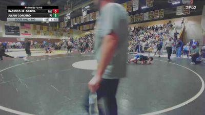 100 lbs Quarterfinal - Julius Cordero, Poway Elite vs Pacifico Jr. Garcia, Oakland