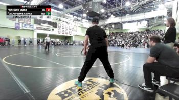 235 lbs Cons. Round 3 - Jacqueline Amaya, FRANKLIN vs Katelyn Velez, BELL