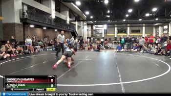 118 lbs Placement (4 Team) - Brooklyn Sheaffer, Chasing Titles vs Athena Solis, SOTM Pink