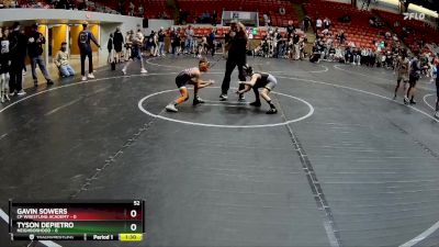 52 lbs Round 7 (8 Team) - Gavin Sowers, CP Wrestling Academy vs Tyson Depietro, Neighborhood