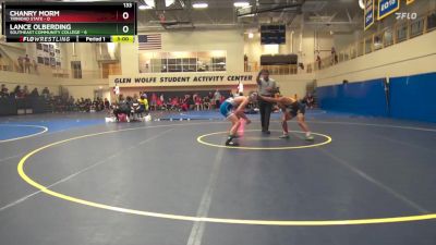 133 lbs Round 4 (6 Team) - Chanry Morm, Trinidad State vs Lance Olberding, Southeast Community College