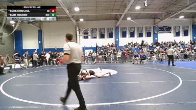 165 lbs Quarterfinal - Luke Driscoll, Bridgewater-Raynham vs Liam Holden, Scituate