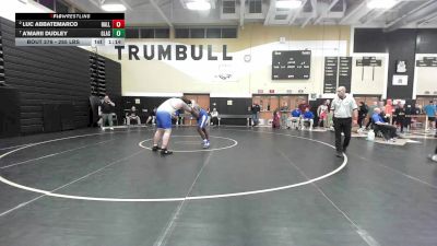 285 lbs Quarterfinal - Luc Abbatemarco, Hall vs A'Marii Dudley, Glastonbury