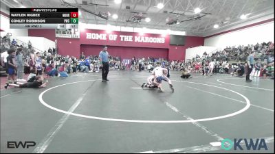 90 lbs Rr Rnd 3 - Waylen Higbee, Morrison Takedown Club vs Conley Robinson, Pawnee Wrestling Club