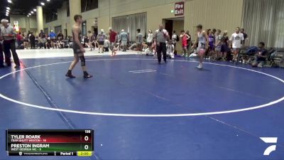 138 lbs Semis & 5th Wb (32 Team) - Preston Ingram, West Georgia WC vs Tyler Roark, Team Shutt Weston