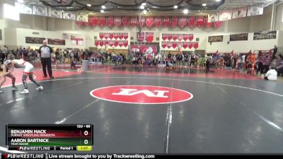 85 lbs Champ. Round 2 - Benjamin Mack, Pursuit Wrestling Minnesota vs Aaron Bartnick, Team Nazar