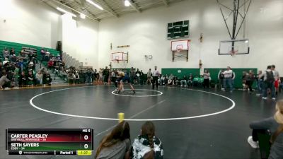 150B Round 3 - Seth Sayers, Cody vs Carter Peasley, Greybull/Riverside