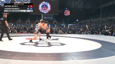 157 lbs Champ. Rd Of 64 - Antonio Reyes II, Illinois vs Kooper Kovnesky, Montana
