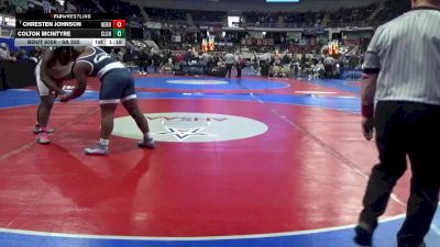 6A 285 lbs Champ. Round 1 - Chresten Johnson, Benjamin Russell vs Colton Mcintyre, Clay Chalkville