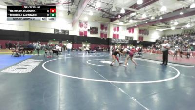 105 lbs Champ. Round 3 - Nethania Munguia, La Quinta/La Quinta vs Michelle Alvarado, Palm Springs