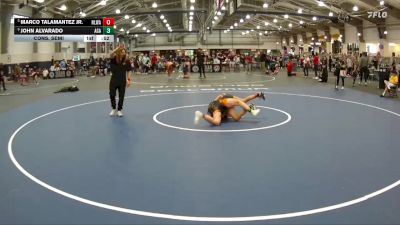 113 lbs Cons. Semi - John Alvarado, Apex Grappling Academy vs Marco Talamantez Jr., NXT Level Wrestling Academy