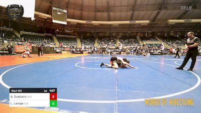 120 lbs 3rd Place - Aaliah Guebara, Maize vs Lillian Lampe, GGB Ohio