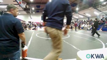 46 lbs Quarterfinal - Rodrick Waitkus, Team Tulsa Wrestling Club vs Lucas Matthews, Tiger Trained Wrestling