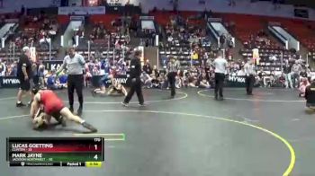 170 lbs Finals (8 Team) - Mark Jayne, Jackson Northwest vs Lucas Goetting, Clinton