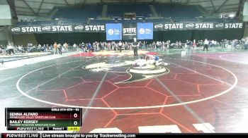 93 lbs Cons. Round 2 - Senna Alfaro, Snoqualmie Valley Wrestling Club vs Bailey Kersey, Thunder Mountain Wrestling Club