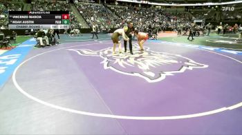 215-4A Champ. Round 1 - Noah Austin, Palmer H S vs Vincenzo Mascia, Montrose