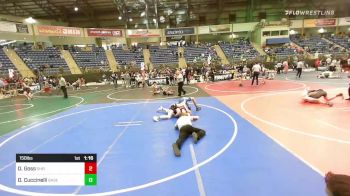 150 lbs Semifinal - Dawson Goss, Sheidan WC vs Dominick Cuccinelli, Basement Brawlers