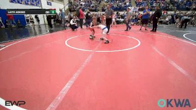 46 lbs Round Of 16 - Dallas McClain, Berryhill Wrestling Club vs Laith Adkins, Claremore Wrestling Club