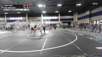 157 lbs Consi Of 4 - Jonah Ware, Wasatch WC vs Jake Jampolsky, East Valley WC