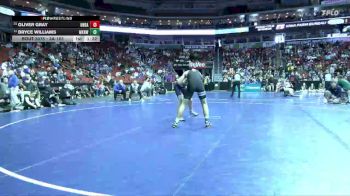 3A-165 lbs Champ. Round 1 - Oliver Gray, Urbandale vs Bryce Williams, Waukee Northwest