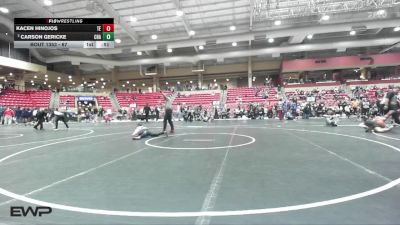 67 lbs 1st Place Match - Kacen Hinojos, Texas Elite vs Carson Gericke, Chanute