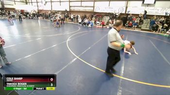 115 lbs Quarterfinal - Cole Sharp, Uintah vs Takoda Boger, Sanderson Wrestling Academy