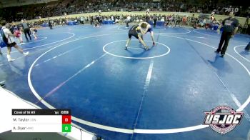 132 lbs Consi Of 16 #2 - Maximilian Taylor, Lions Wrestling Academy vs Alan Dyer, Midwest City Bombers