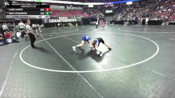 D3-150 lbs Cons. Round 1 - Max Peterson, Lena vs Luke Hartz, Johnson Creek